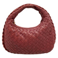 Bottega Veneta Handbag Intrecciato Bordeaux Leather
