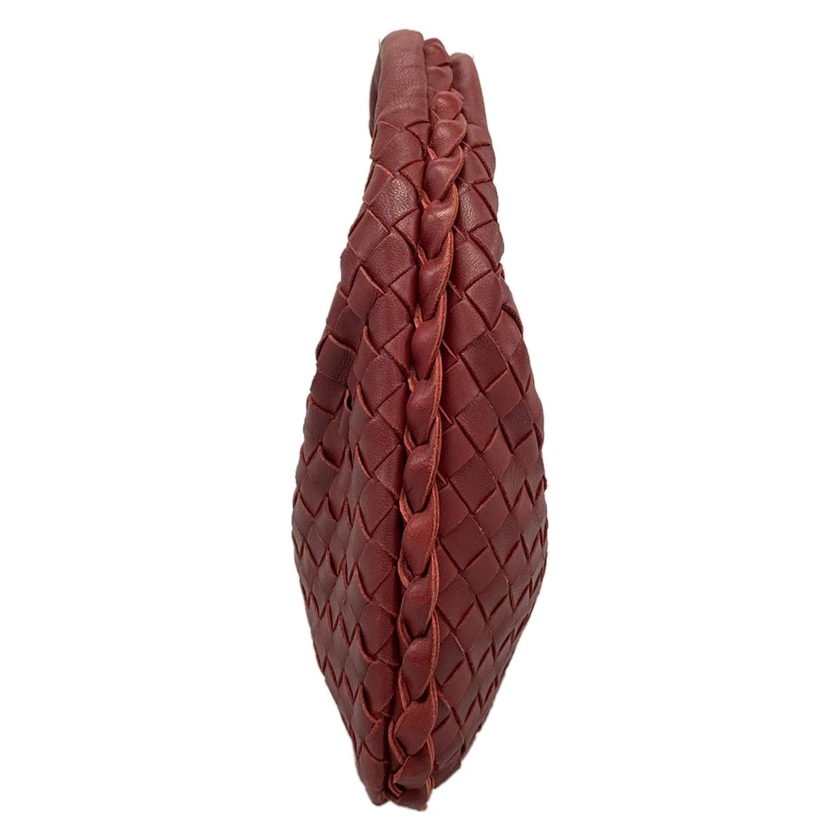 Bottega Veneta Handbag Intrecciato Bordeaux Leather — view 2