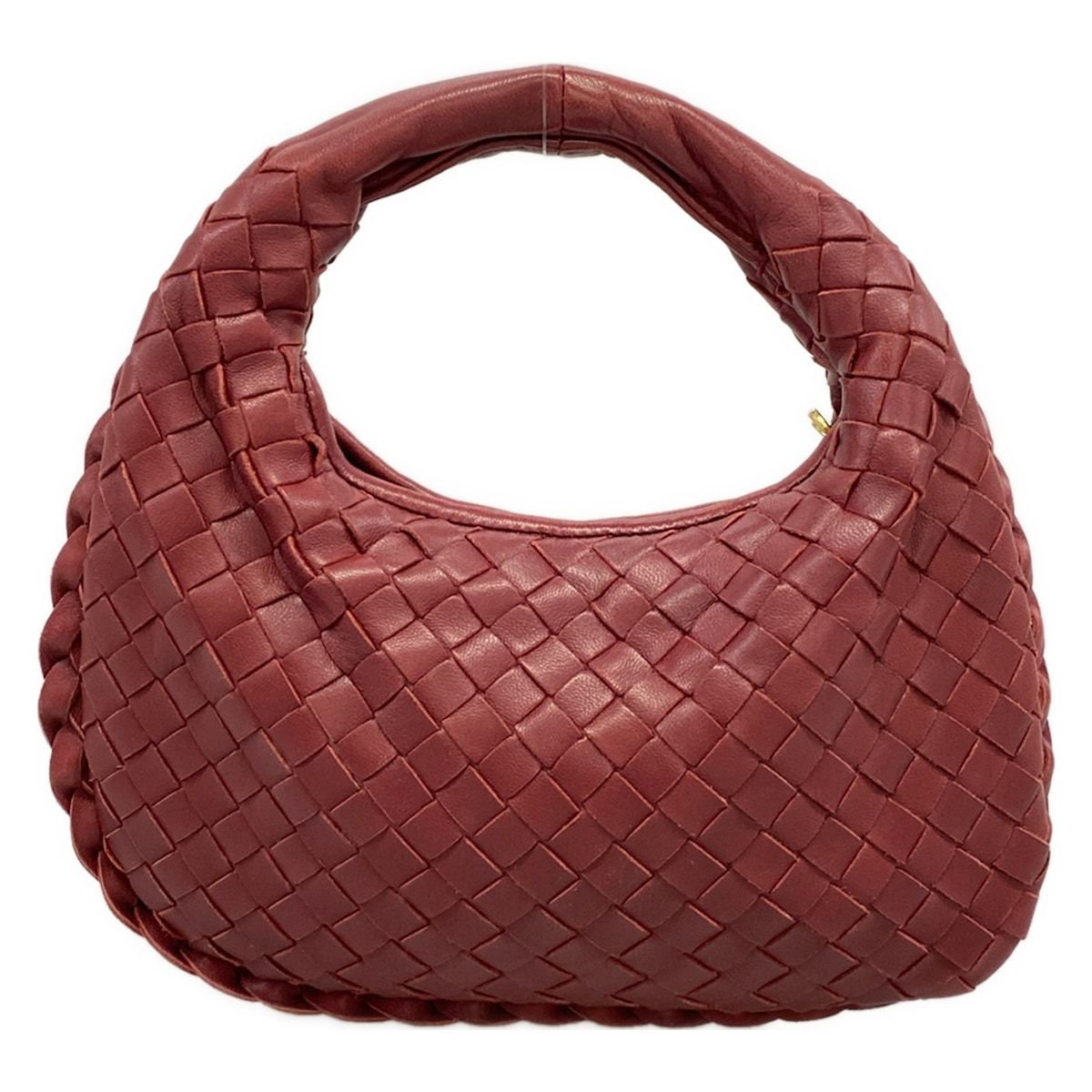 Bottega Veneta Handbag Intrecciato Bordeaux Leather — view 3