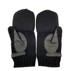 Hermes Gloves M Lionel Black Sellier Buttons M Cashmere Leather — view 3