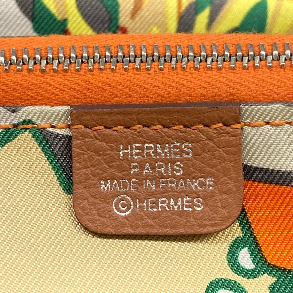 Hermes Coin Purse Azap Compact Silk'in Gold — view 5
