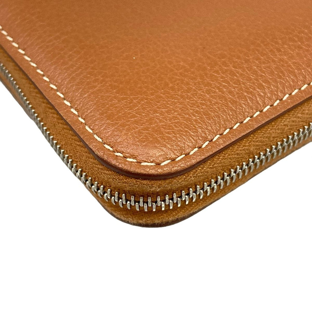 Hermes Coin Purse Azap Compact Silk'in Gold — view 6