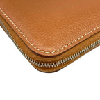 Hermes Coin Purse Azap Compact Silk'in Gold — view 6