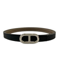 Hermes Belt 75 Maillon H Black Etoupe 75 Reversible
