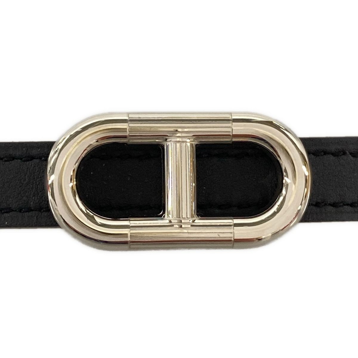 Hermes Belt 75 Maillon H Black Etoupe 75 Reversible — view 4