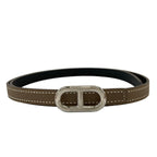 Hermes Belt 75 Maillon H Black Etoupe 75 Reversible — view 3