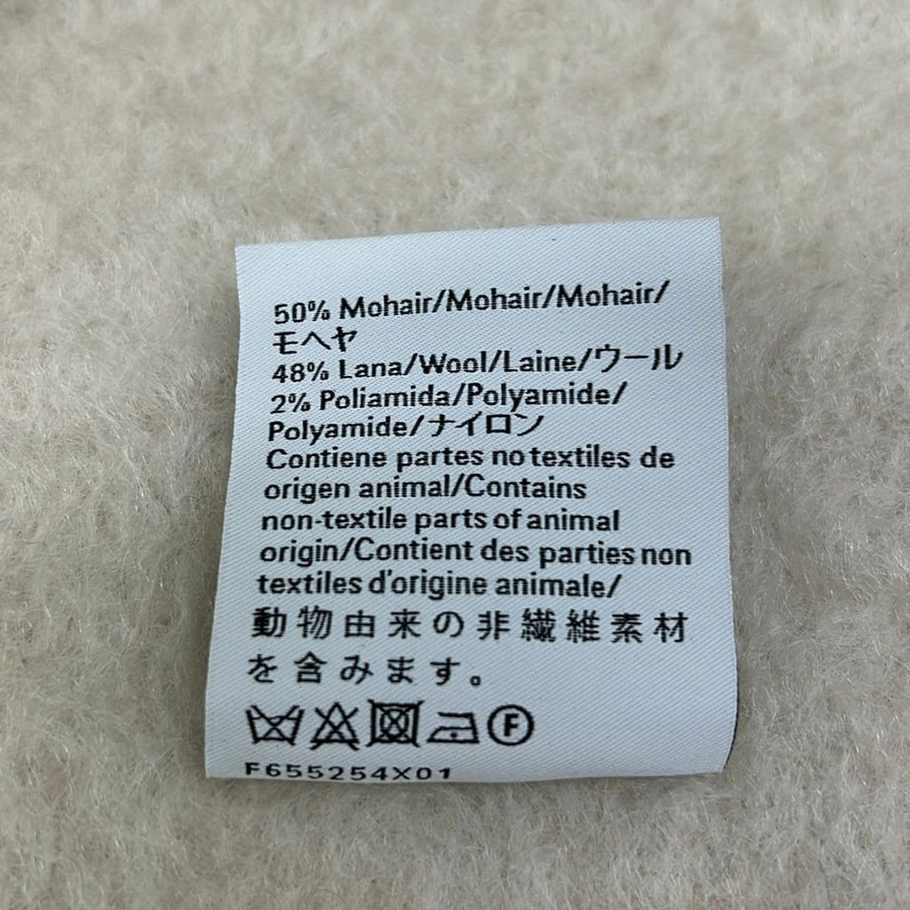 Loewe Scarf Ivory Wool — view 3