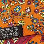 Hermes Scarf Twilly Orange Blue Multi Ribbon — view 2
