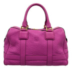 Loewe Handbag Paseo Purple Leather