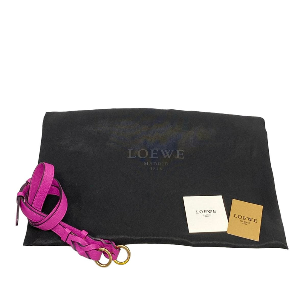 Loewe Handbag Paseo Purple Leather — view 8