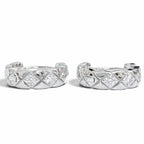 Chanel Coco Crush Collection Single Mini Hoop Set Diamond 750 White Gold — view 3