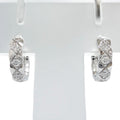 Chanel Coco Crush Collection Single Mini Hoop Set Diamond 750 White Gold