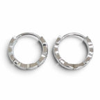 Chanel Coco Crush Collection Single Mini Hoop Set Diamond 750 White Gold — view 4