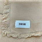 Dior Shawl Pink Beige Silk Scarf — view 2