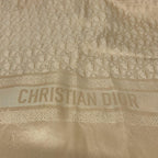 Dior Shawl Pink Beige Silk Scarf — view 4