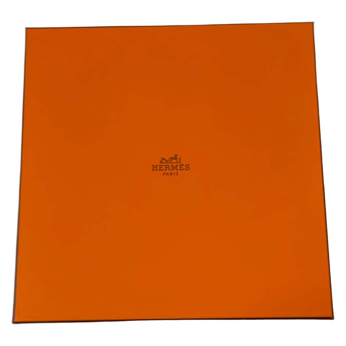 Hermes Scarf Carre 90 Black Brown Yellow — view 5