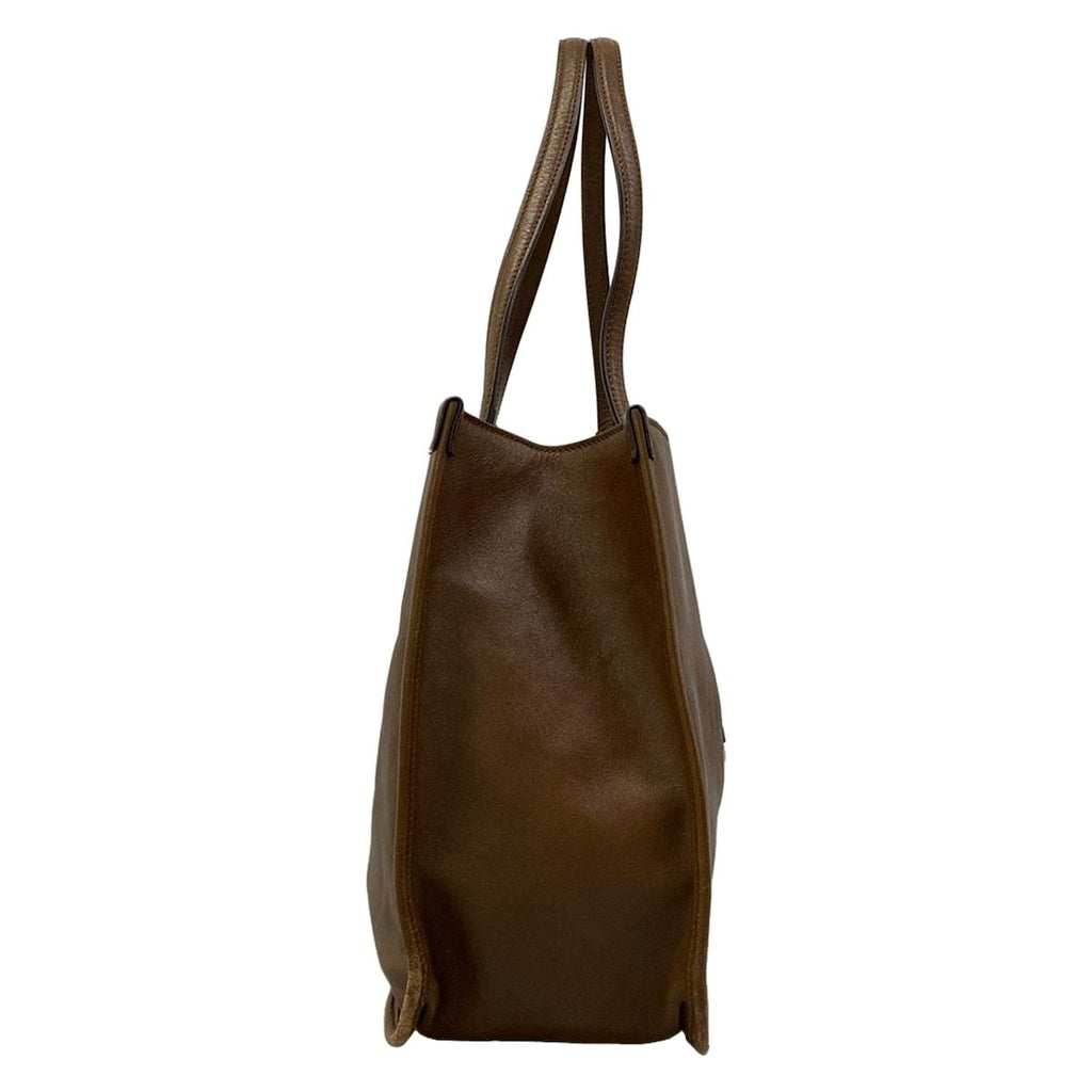 Gucci Tote Bag Horsebit 1955 Dark Brown Leather — view 2