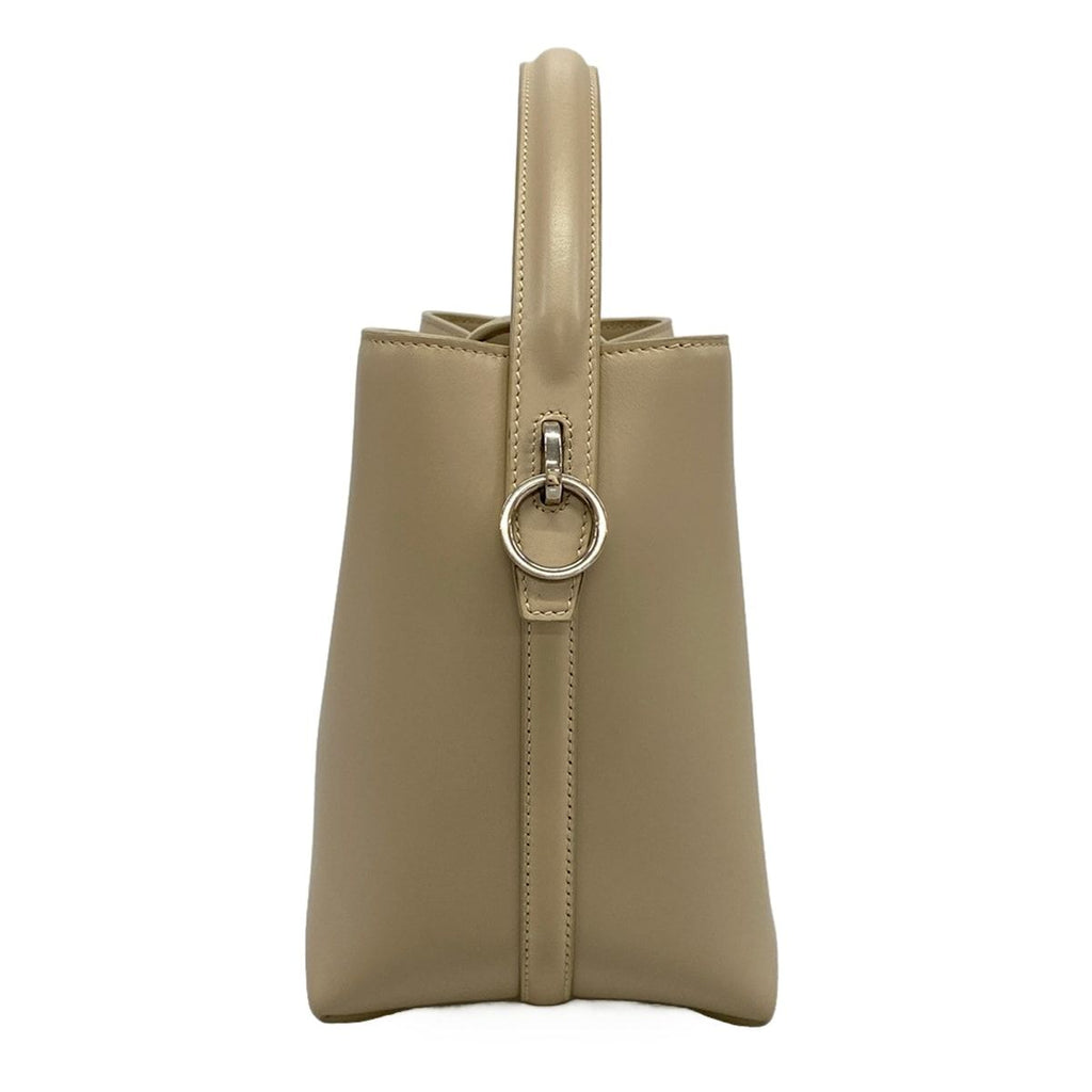 Saint Laurent Paris Handbag le 37 Small Light Greige Leather — view 2