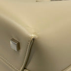 Saint Laurent Paris Handbag le 37 Small Light Greige Leather — view 6