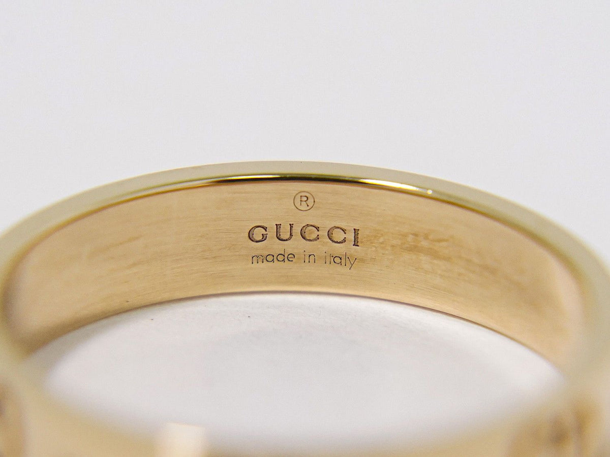 Gucci Icon Yellow Gold Ring — view 6