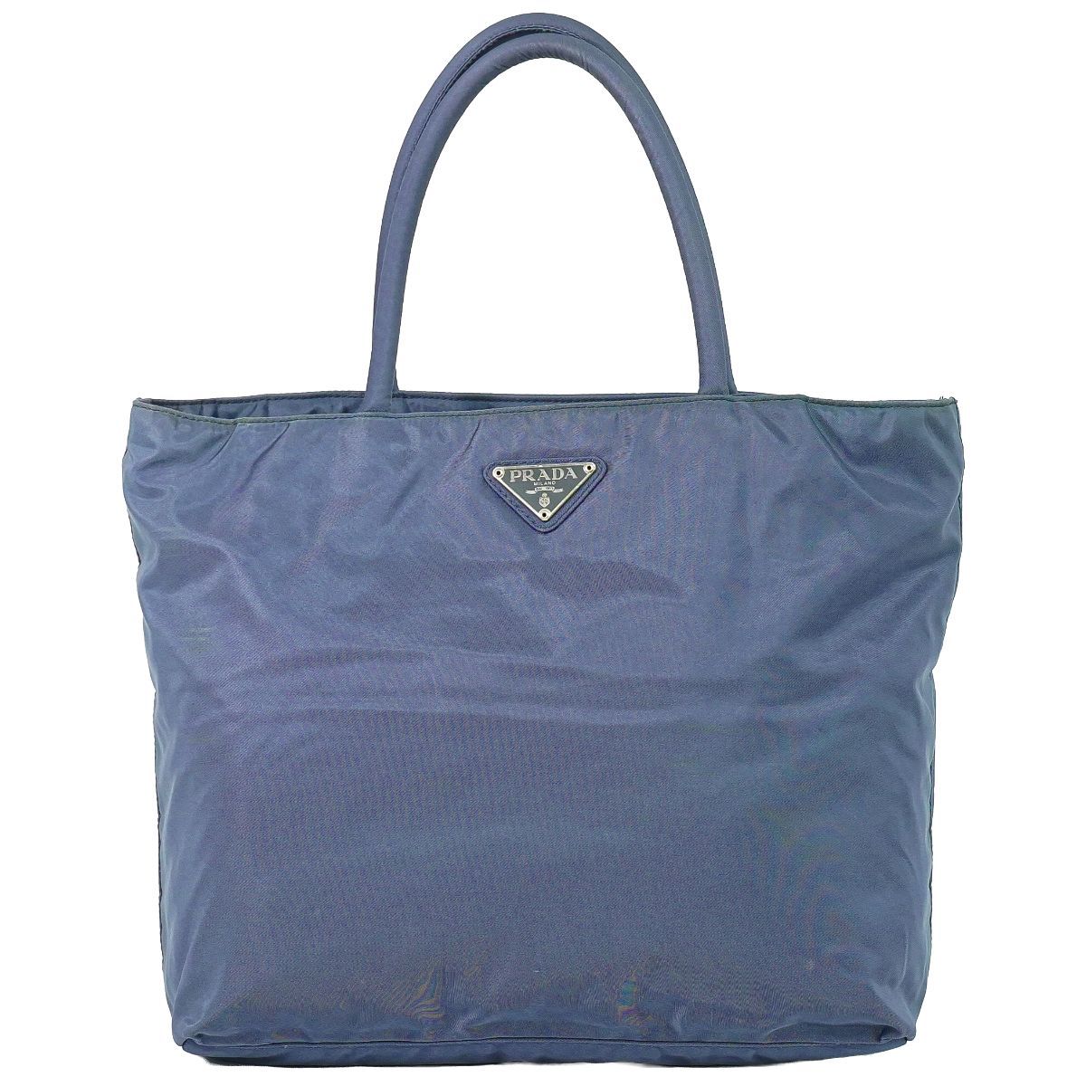Prada Nylon Tote Bag Light Blue