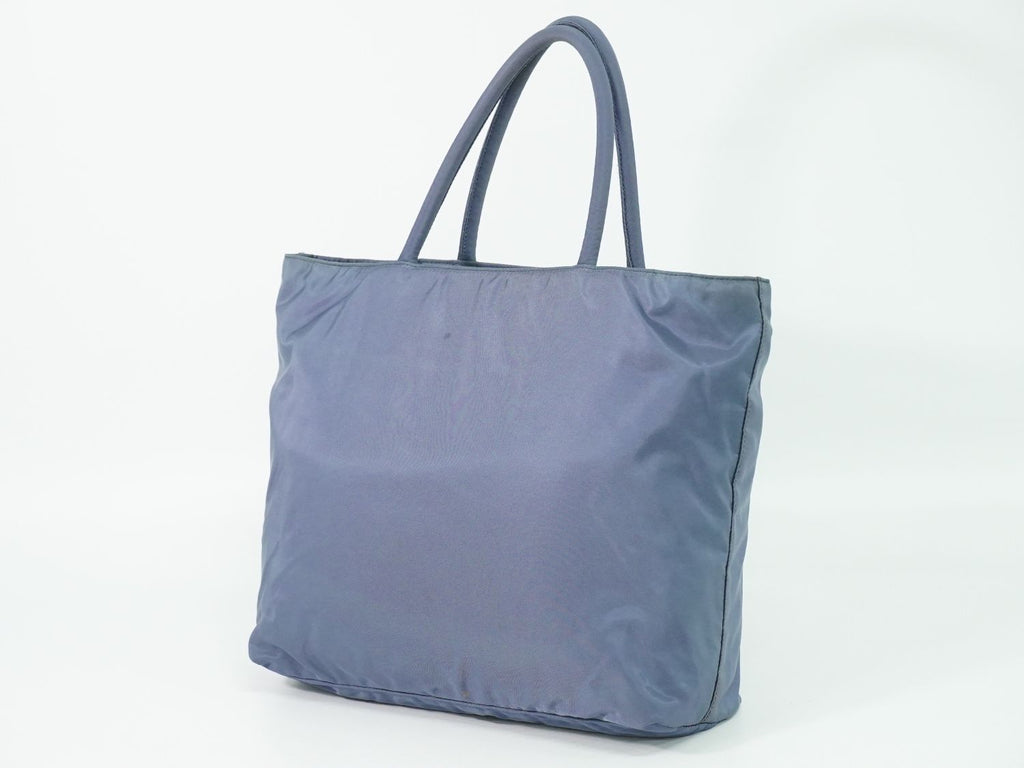 Prada Nylon Tote Bag Light Blue — view 2