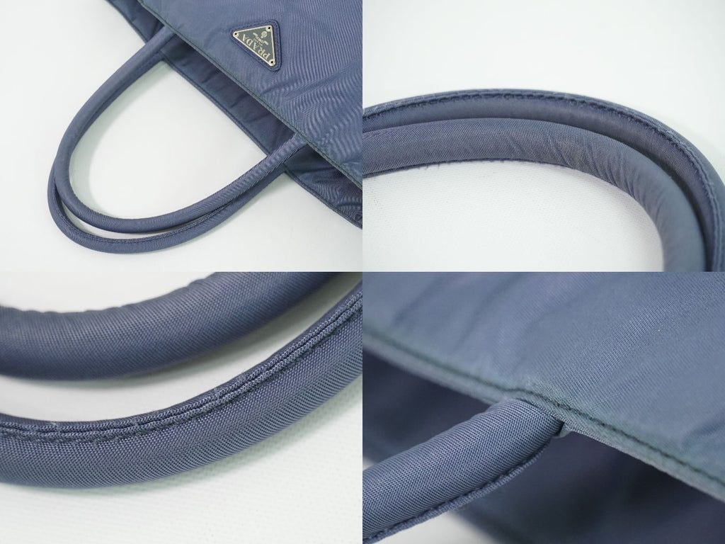 Prada Nylon Tote Bag Light Blue — view 6