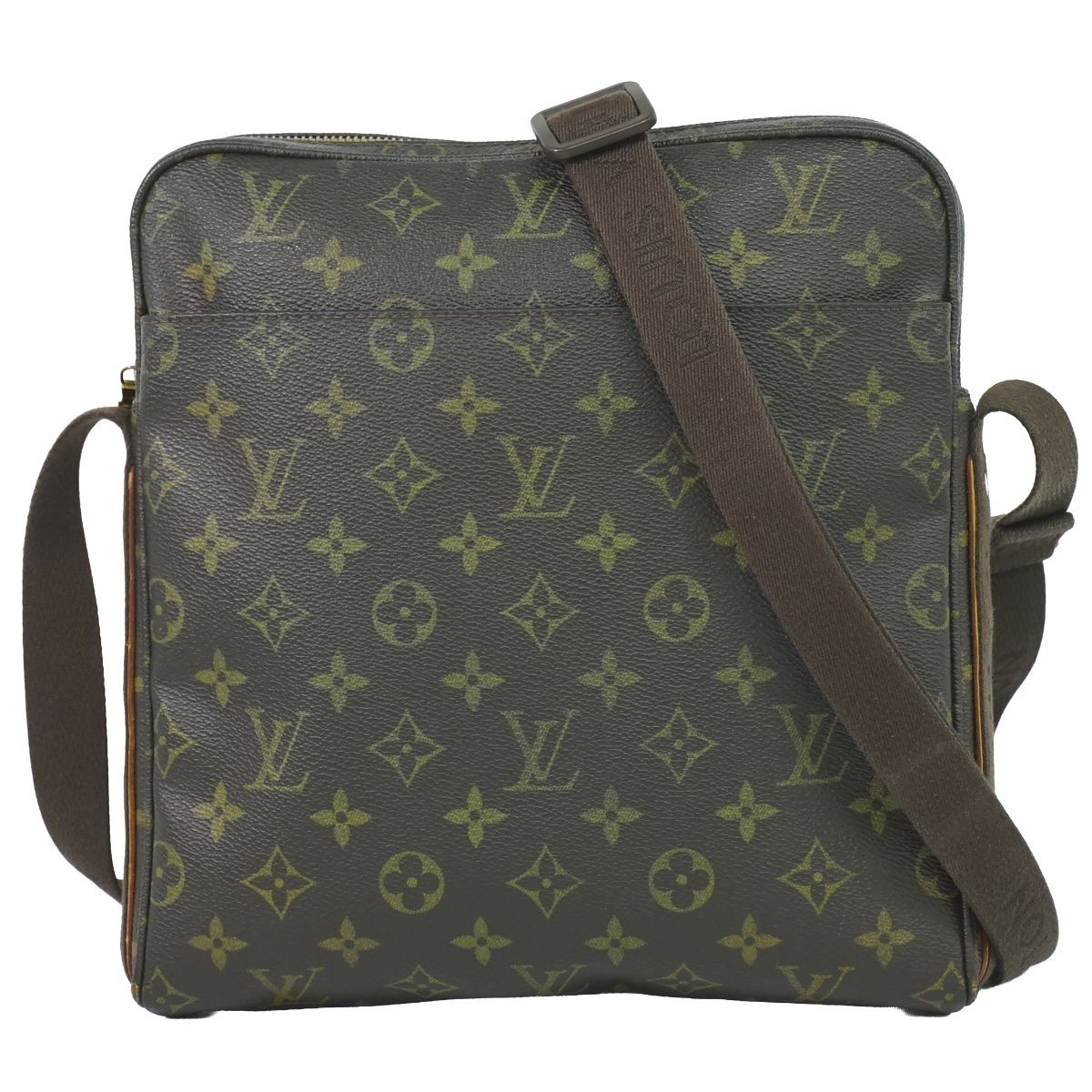 Louis Vuitton LV Trotteur Beaubourg Monogram Shoulder Bag Pochette Brown