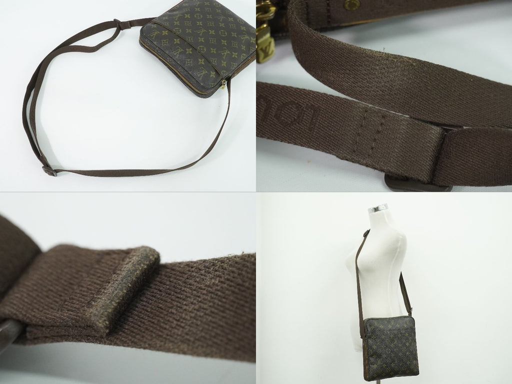 Louis Vuitton LV Trotteur Beaubourg Monogram Shoulder Bag Pochette Brown — view 6