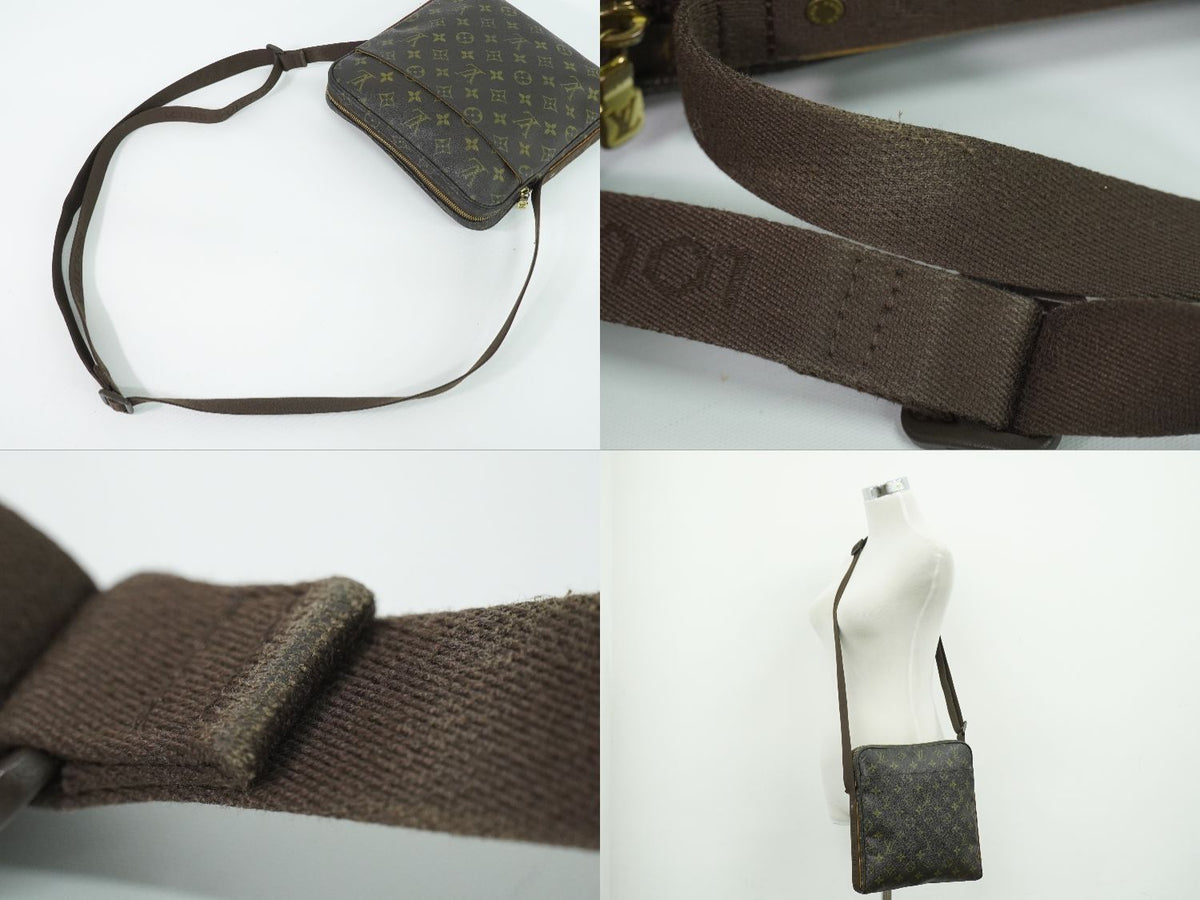 Louis Vuitton LV Trotteur Beaubourg Monogram Shoulder Bag Pochette Brown — view 6