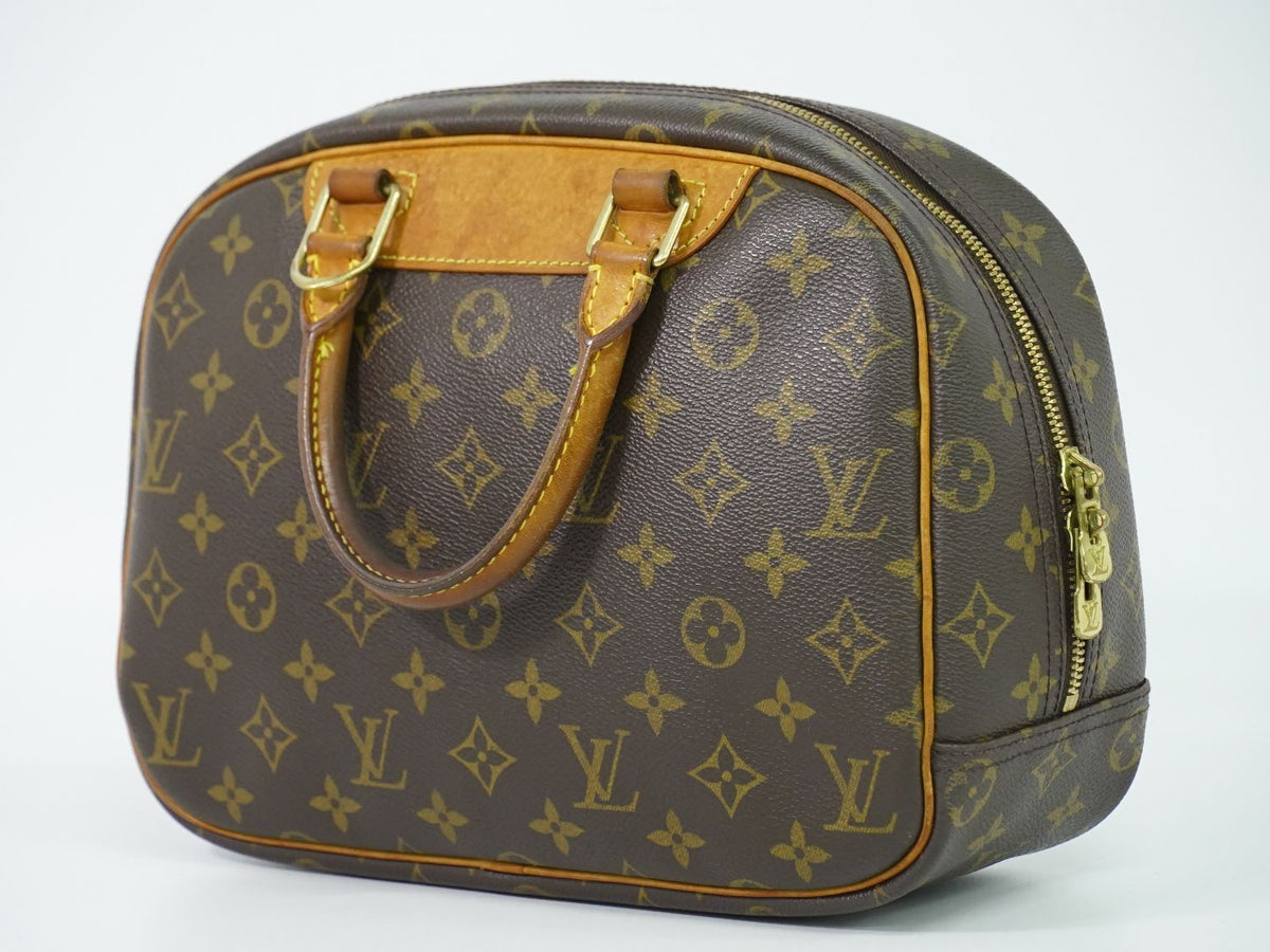 Louis Vuitton LV Trouville Monogram Handbag Brown Bag — view 2