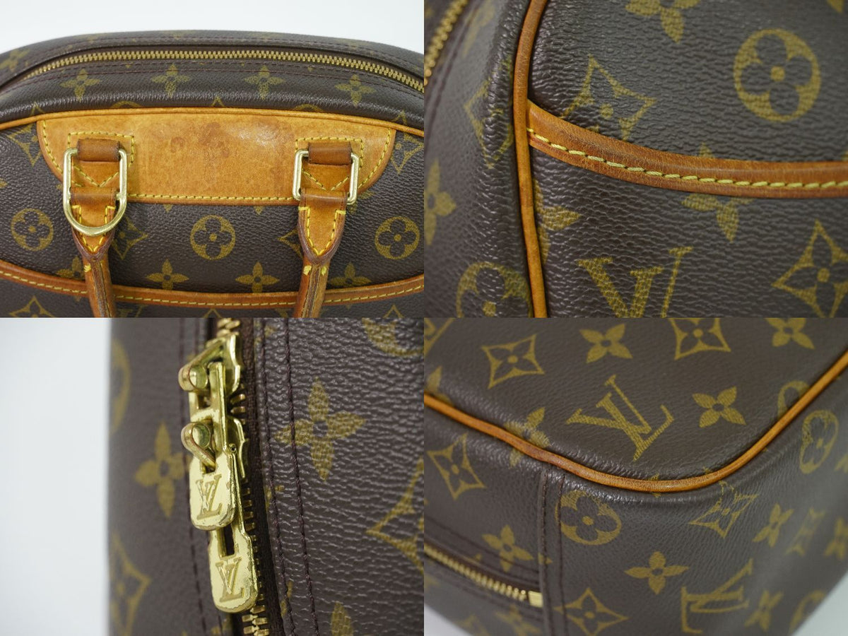Louis Vuitton LV Trouville Monogram Handbag Brown Bag — view 7
