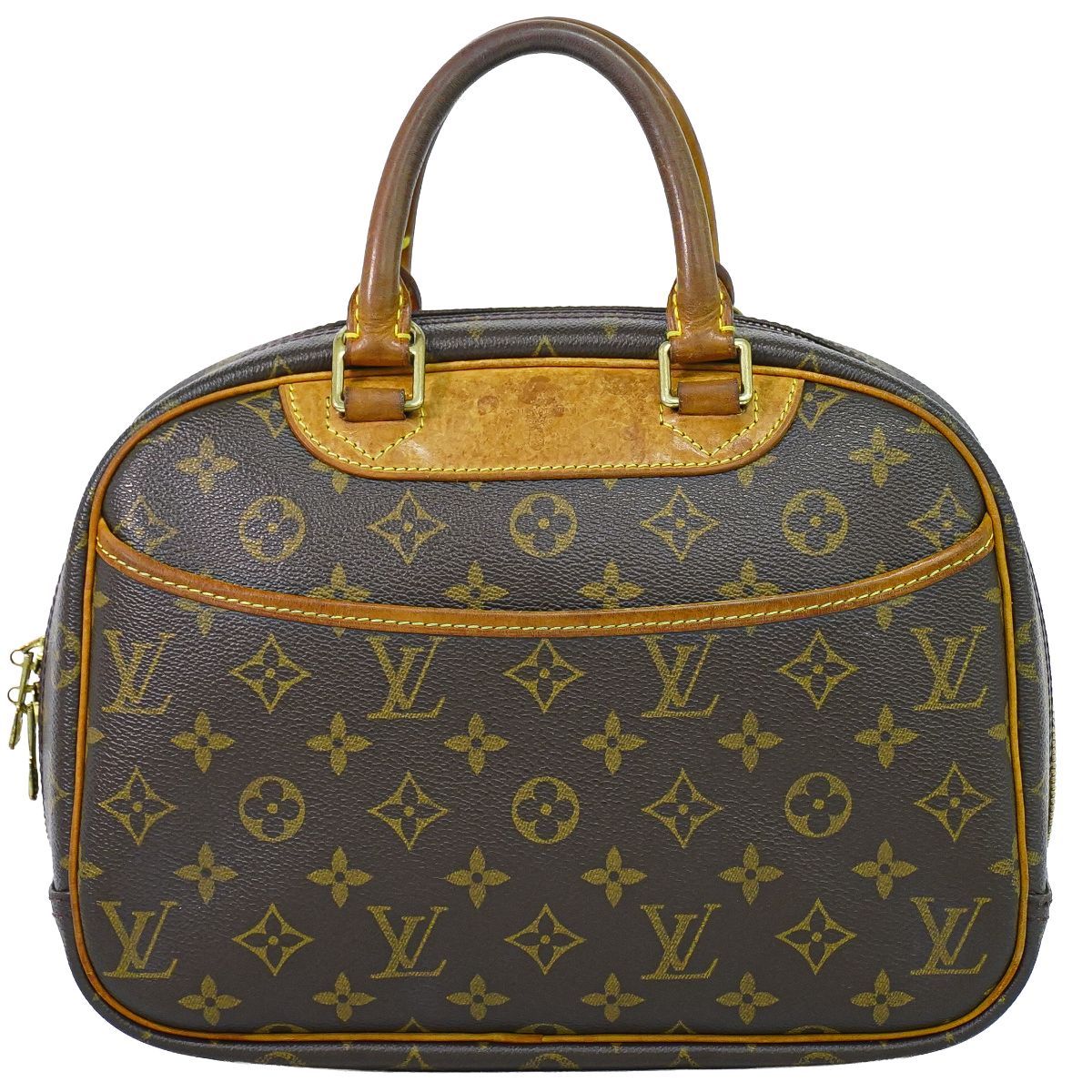 Louis Vuitton LV Trouville Monogram Handbag Brown Bag