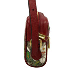 Gucci Shoulder Bag Ophidia GG Flora Beige Bordeaux Leather — view 2