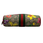 Gucci Shoulder Bag Ophidia GG Flora Beige Bordeaux Leather — view 5