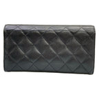 Chanel Wallet Quilted Black Gold — view 2