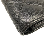 Chanel Wallet Quilted Black Gold — view 7