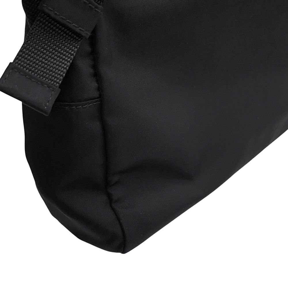 Prada Shoulder Bag Triangle Logo Nylon Black — view 8
