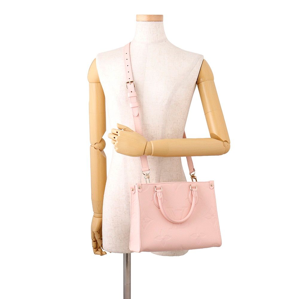 Louis Vuitton Monogram Empreinte On The Go PM Tote 2-Way Shoulder Bag — view 5