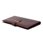 Hermes Wallet Bearn Classic Bordeaux Gold Porosas — view 2