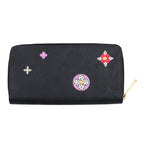 Louis Vuitton Epi Flower Zippy Wallet Black — view 3
