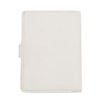 Louis Vuitton Bifold Wallet Calfskin LV Vertical Compact White — view 3