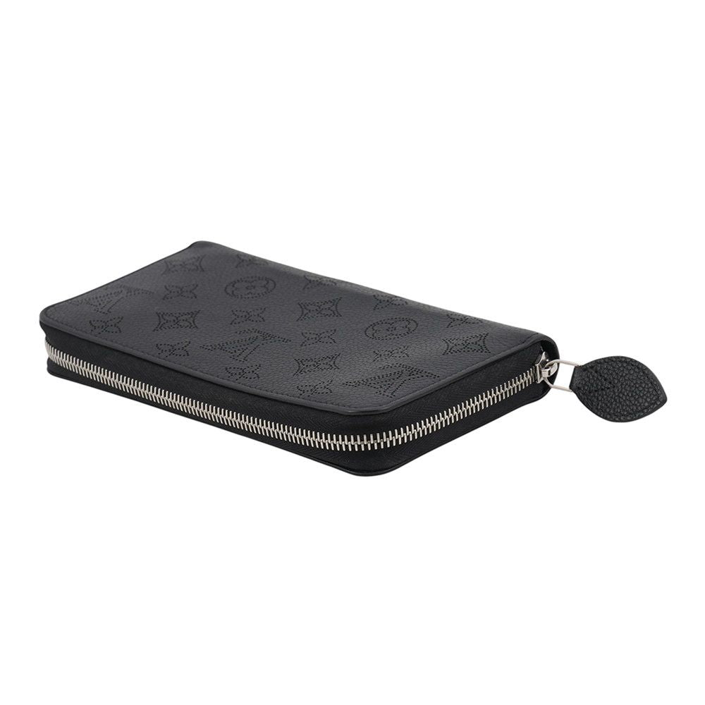 Louis Vuitton Wallet Monogram Mahina Zippy Black — view 2
