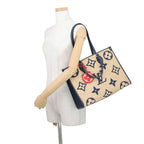 Louis Vuitton Tote Bag Monogram Raffia On The Go MM 2-Way — view 5