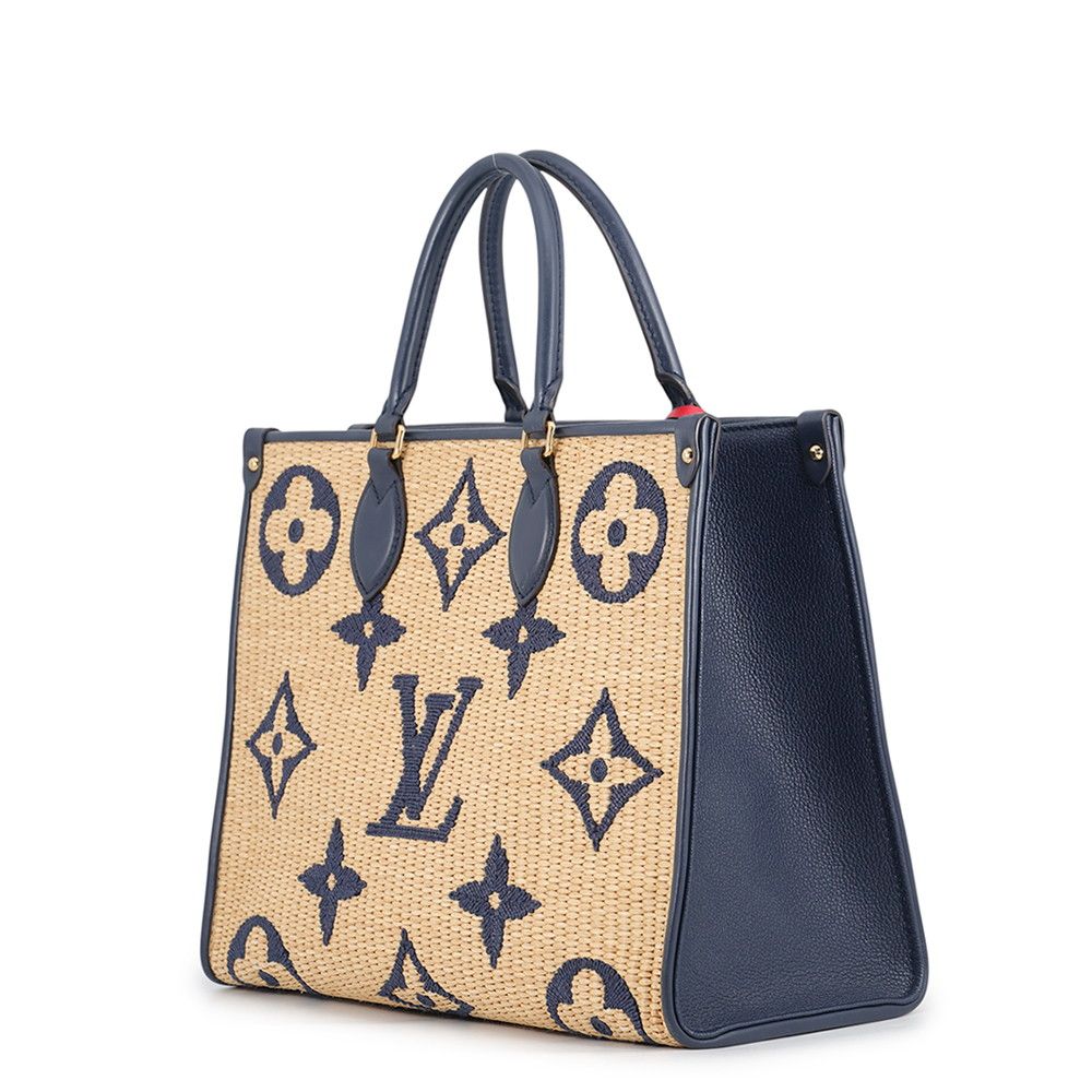 Louis Vuitton Tote Bag Monogram Raffia On The Go MM 2-Way — view 2