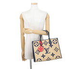 Louis Vuitton Tote Bag Monogram Raffia On The Go MM 2-Way — view 4