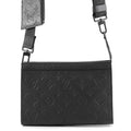 Louis Vuitton Shoulder Bag Monogram Shadow Gaston Wearable Wallet Black