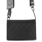 Louis Vuitton Shoulder Bag Monogram Shadow Gaston Wearable Wallet Black