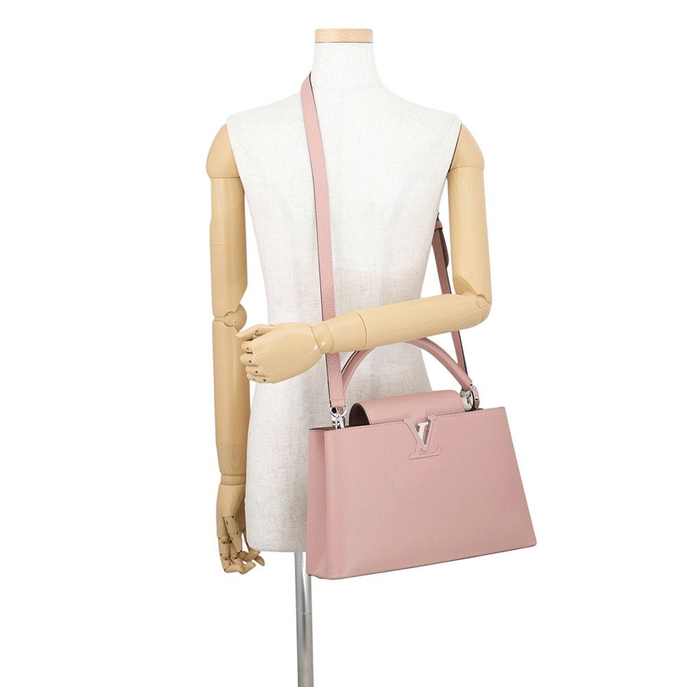 Louis Vuitton Handbag Taurillon Leather Capucines MM 2-Way — view 4