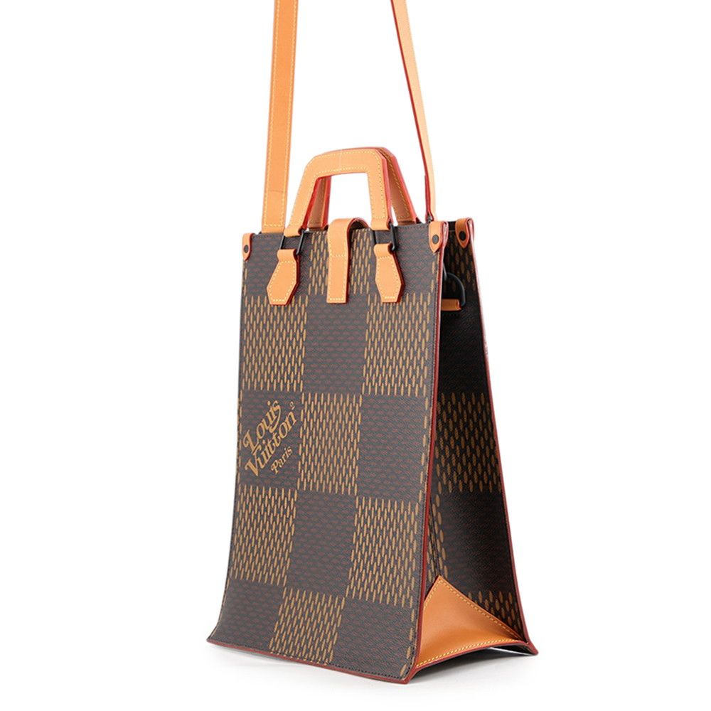 Louis Vuitton Handbag Damier Ebene Giant Monogram Mini Tote 2-Way NIGO — view 2